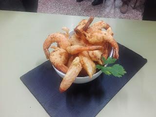 LANGOSTINOS EN TEMPURA DE COCO ( SIN GLUTEN LANGOSTINOS EN TEMPURA DE COCO ( SIN GLUTEN