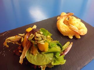 LANGOSTINOS EN TEMPURA DE COCO ( SIN GLUTEN LANGOSTINOS EN TEMPURA DE COCO ( SIN GLUTEN