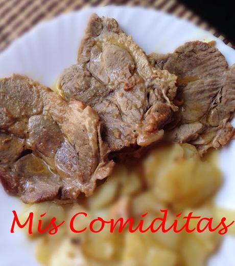 CABEZAL DE LOMO DE CERDO CON SALSA DE FANTA