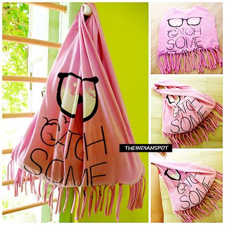 Como hacer un bolso a partir de una remera - DIY - Como hacer un bolso a partir de una remera - DIY -