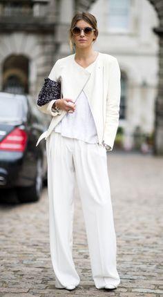 STREET STYLE INSPIRATION; WINTER WHITE.-