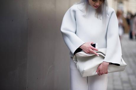 STREET STYLE INSPIRATION; WINTER WHITE.-