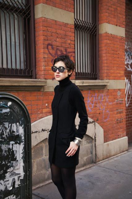 Invierno aparece ya. Black Turtleneck Sweaters