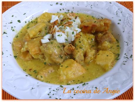 POLLO EN SALSA PEPITORIA POLLO EN SALSA PEPITORIA