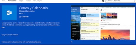 Outlook en Windows 10 Correo y Calendario Outlook en Windows 10 Correo y Calendario