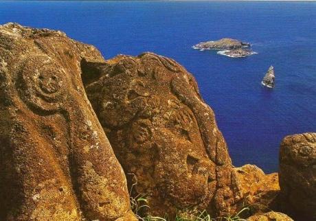 Ritual del Tangata Manu. Orongo. Rapa Nui Ritual del Tangata Manu. Orongo. Rapa Nui