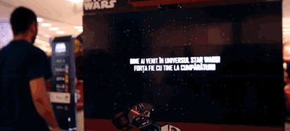 Carrefour Rumanía permite comprar como un Jedi en esta acción publicitaria Carrefour Rumanía permite comprar como un Jedi en esta acción publicitaria