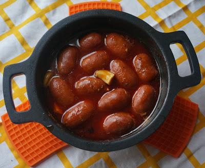 Chorizos a la sidra Chorizos a la sidra