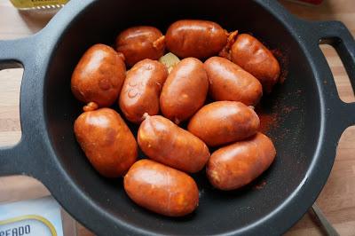 Chorizos a la sidra Chorizos a la sidra