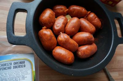 Chorizos a la sidra Chorizos a la sidra