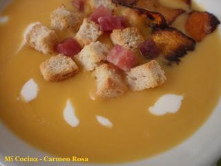 CREMA DE CALABAZA CREMA DE CALABAZA