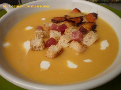 CREMA DE CALABAZA CREMA DE CALABAZA