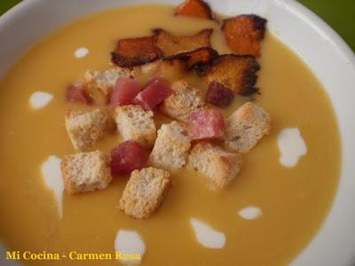 CREMA DE CALABAZA CREMA DE CALABAZA