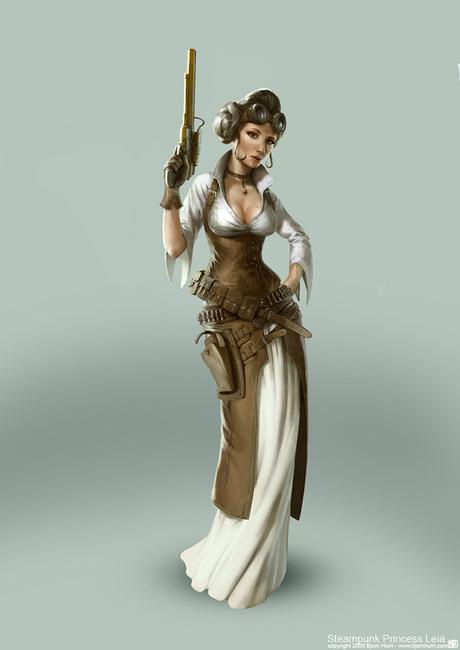 Leia_Steampunk_by_Björn Hurri