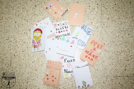 manualidades tarjetas navidad niños