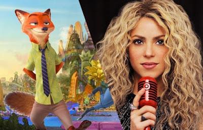 Shakira interpreta la canción de 'Zootrópolis'