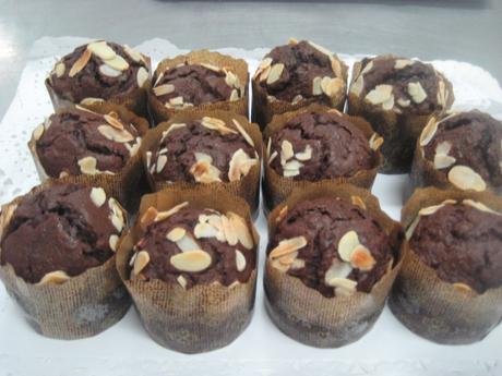 MUFFINS DE CREMA DE CACAO CON AVELLANAS (NUTELLA, NOCILLA...).