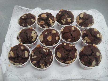 MUFFINS DE CREMA DE CACAO CON AVELLANAS (NUTELLA, NOCILLA...).