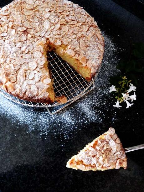 torta de limón, almendras y ricota sin tacc