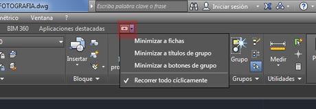 Personalizar cinta de opciones en Autocad 2015 Personalizar cinta de opciones en Autocad 2015