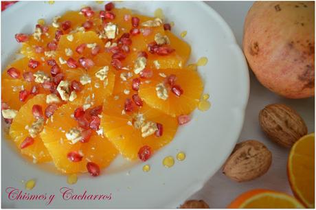 Carpaccio de Naranja con Granada y Nueces Carpaccio de Naranja con Granada y Nueces