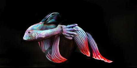 Gesine Marwedel: maestra del body painting