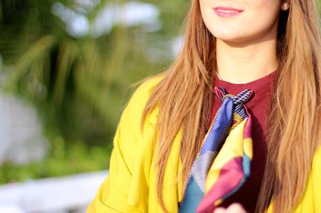 Mustard and Burgundy Mustard and Burgundy
