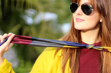 Mustard and Burgundy Mustard and Burgundy