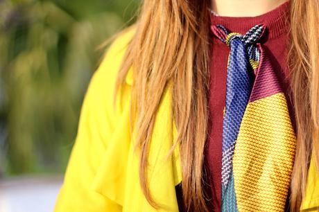 Mustard and Burgundy Mustard and Burgundy