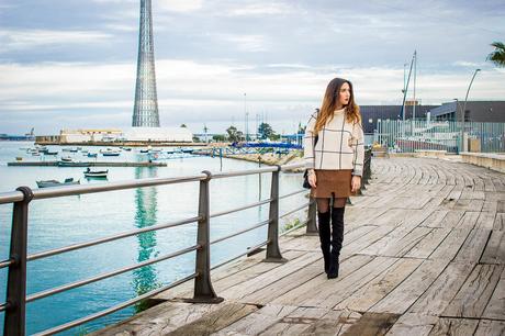 PLAIDS+OVER THE KNEE BOOTS botas mosqueteras
