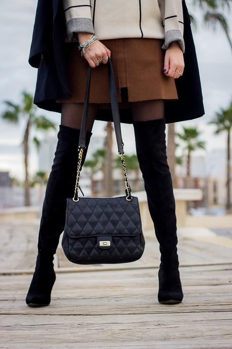 PLAIDS+OVER THE KNEE BOOTS PLAIDS+OVER THE KNEE BOOTS