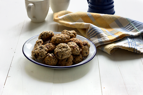 Galletas rústicas de avena, centeno y almendra Galletas rústicas de avena, centeno y almendra