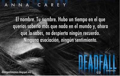 Reseña 'Deadfall: Atrapada' de Anna Carey Reseña 'Deadfall: Atrapada' de Anna Carey