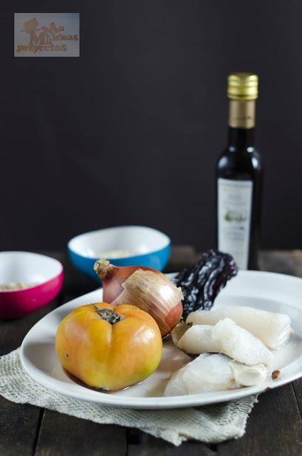 BACALAO CONFITADO CON SALSA ROMESCO BACALAO CONFITADO CON SALSA ROMESCO