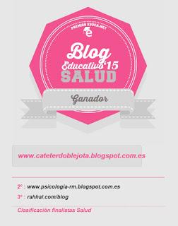 vida catéter doble ganador mejor blog Educativo Salud 2015. ¡¡¡GRACIAS!!!