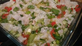 CEVICHE DE MERLUZA (Receta rápida)