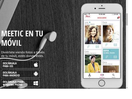Como funciona Meetic App de Meetic para el móvil