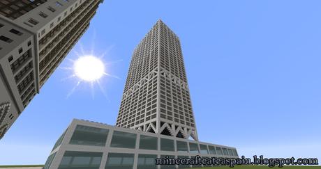 Réplica Minecraft. Rascacielos U.S. Bank de Milwaukee, Wisconsin Réplica Minecraft. Rascacielos U.S. Bank de Milwaukee, Wisconsin