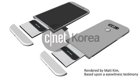 El LG G5 contaría con una batería extraíble desde la base del teléfono El LG G5 contaría con una batería extraíble desde la base del teléfono