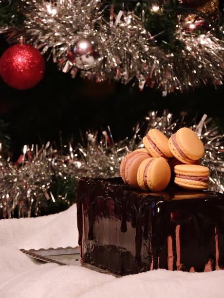 Macarons de chocolate