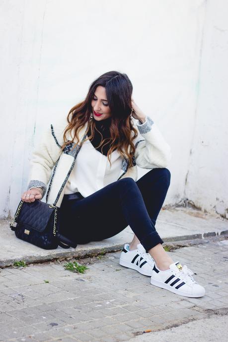 ADIDAS SUPERSTAR sporty chic