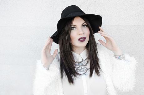 abrigo_pelo_blanco Cómo llevar un abrigo de pelo si eres bajita