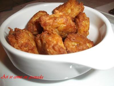 Buñuelos de bacalao a la española Buñuelos de bacalao a la española