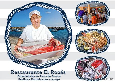 Restaurante El Rocás, sabor a mar en Tenerife. Restaurante El Rocas. San Miguel de Tajao. Arico. Tenerife.