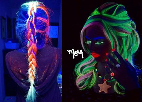 Glow in the dark hair Glow in the dark hair