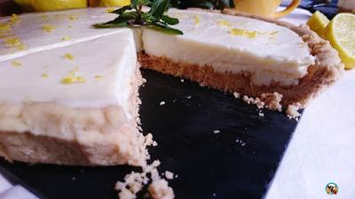Tarta de limón con leche condensada Tarta de limón con leche condensada