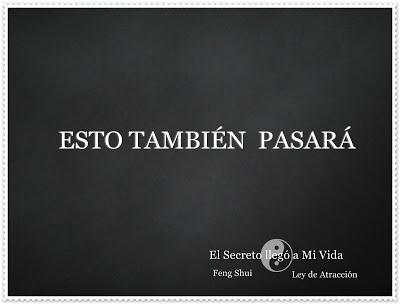 Esto también pasará Esto también pasará