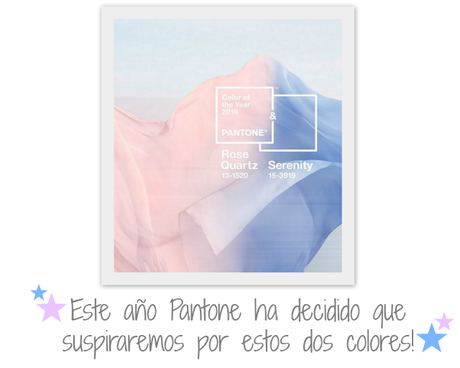 Pantone 2016: este año, dos!!