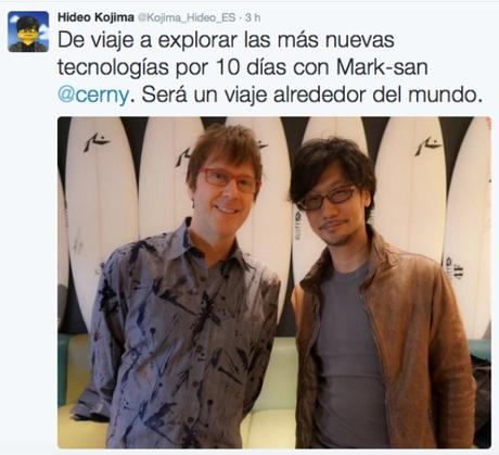 El creador de PlayStation 4 y Kojima pasarán unos días trabajando juntos kojima cerny