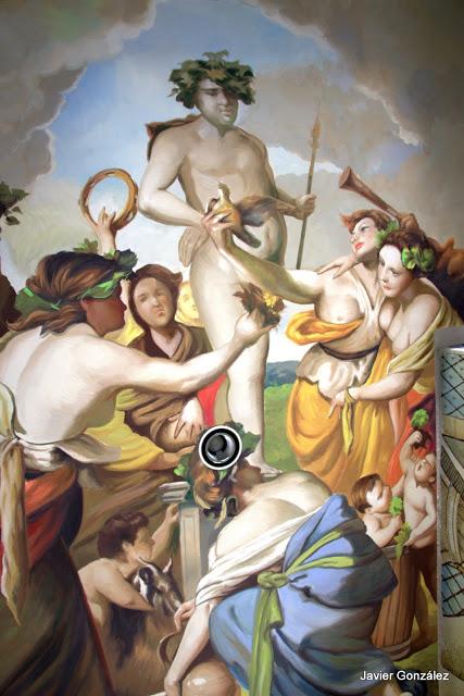 Trampantojo. Museo del Vino. Wine museum 10 Increíbles Trampantojos y murales en Navalcarnero por Alberto Pirrongelli